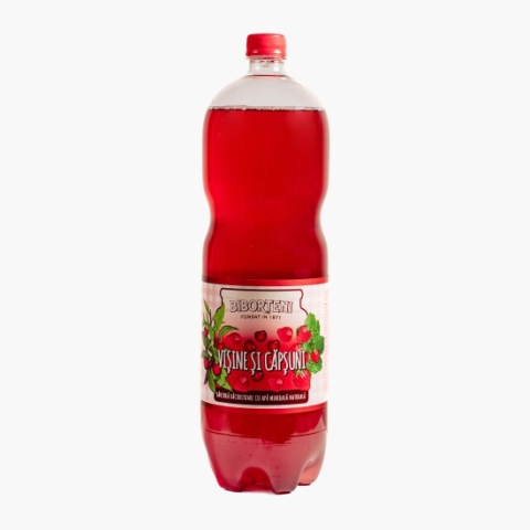 Racoritoare - BIBORTENI VISINE SI CAPSUNI 2L