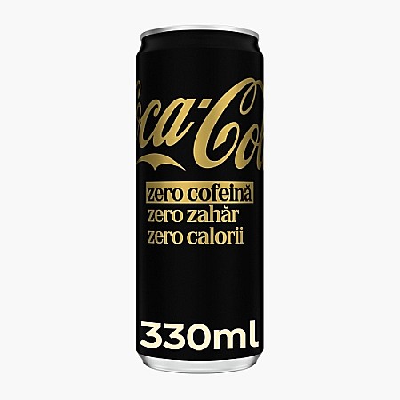 Racoritoare - Coca Cola Zero Zahar ,Fara Cofeina 330 ML Doza