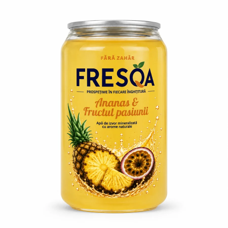 Racoritoare - Fresqa Ananas si Fructul Pasiunii  330 ML