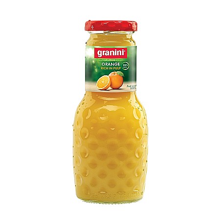 Bauturi necarbogazoase - Granini Suc de Portocale 100% 250 ML