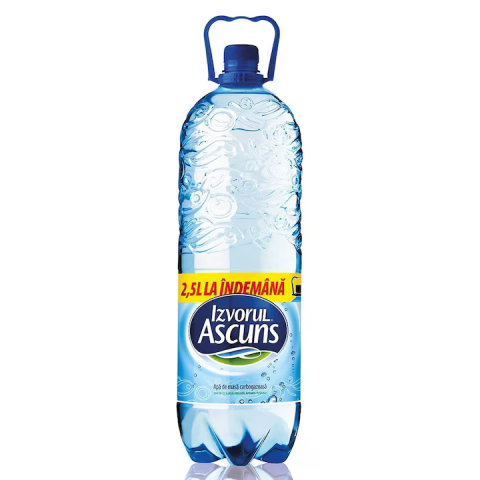 2.5L - Izvorul Ascuns Tusnad 2.5L Apa Carbogazoasa