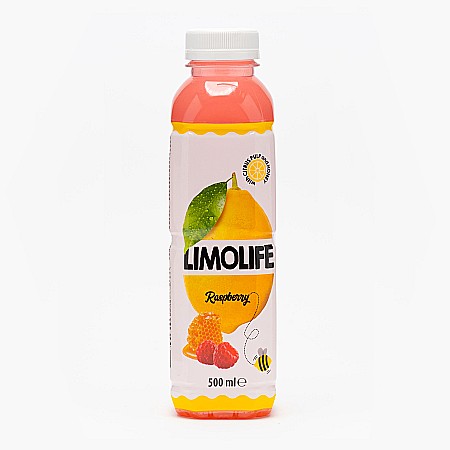 Limonada - Limolife  Limonada cu Aroma de Zmeura 500 ML