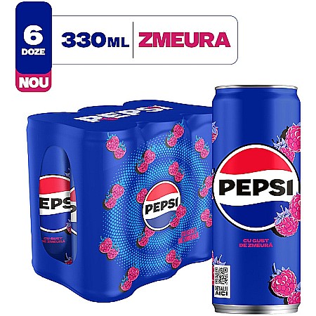 330 ml - Pepsi Zmeura Doza 330 ML