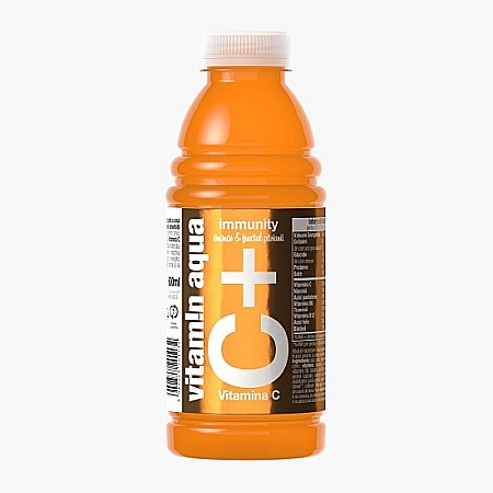 Apa Aromatizata - Vitamin C+ cu aromă de ananas și fructul pasiunii 600 ML
