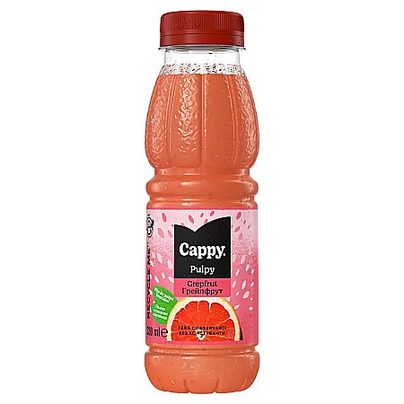 Racoritoare - Cappy Pulpy de Grapefruit 330 ML