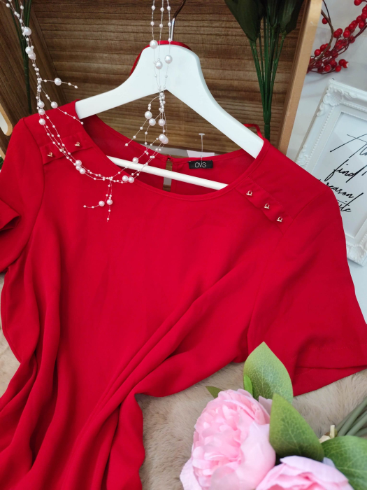 Bluză OVS roșie – elegantă și feminină [3]