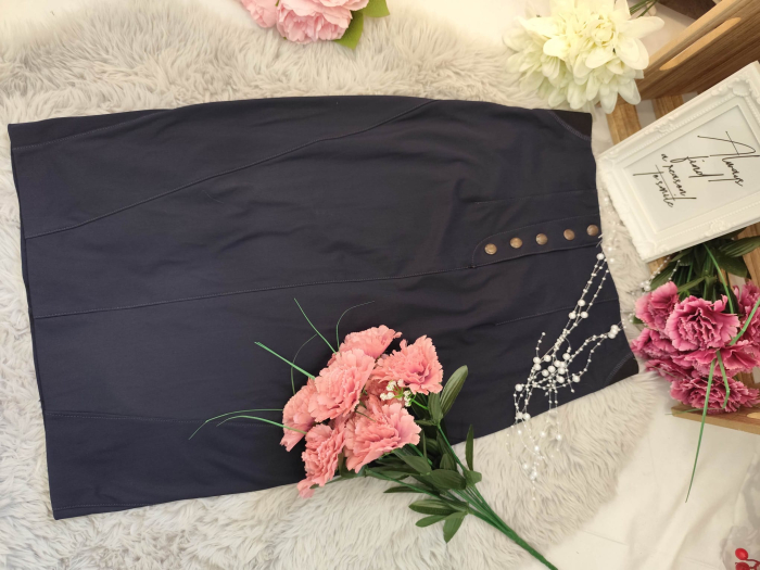 Fustă midi bleumarin Pinko – Mărimea 40 [3]