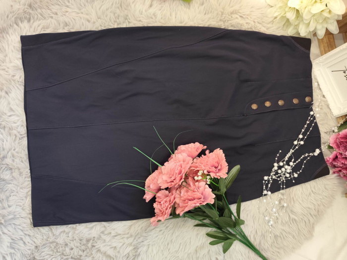 Fustă midi bleumarin Pinko – Mărimea 40 [4]