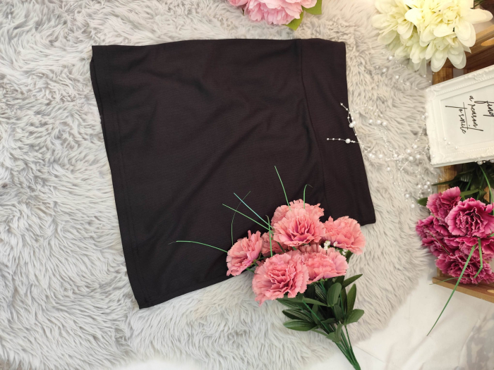 Fustă mini neagră din material elastic – Mărimea M [2]