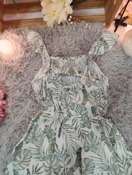 Rochie pentru fetițe C&A – imprimeu tropical [3]