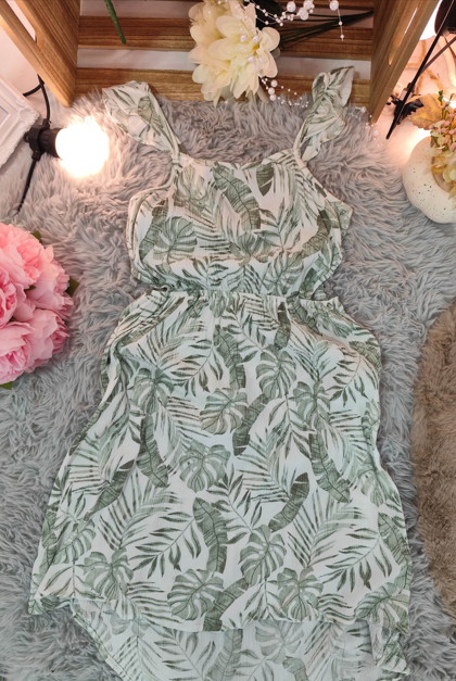 Rochie pentru fetițe C&A – imprimeu tropical [2]