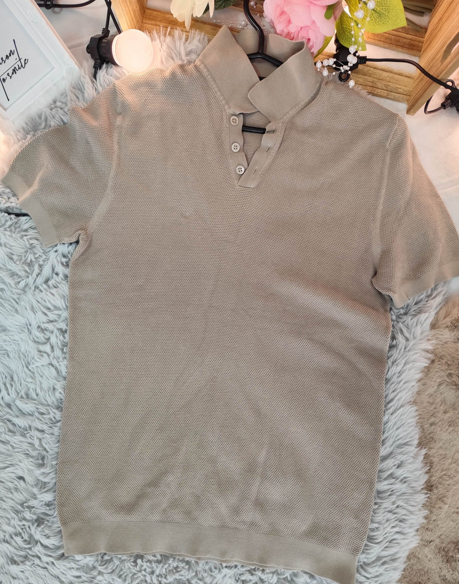 Tricou polo bej pentru bărbați – Mărime M [4]