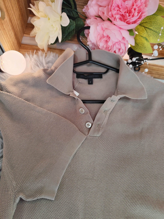 Tricou polo bej pentru bărbați – Mărime M [2]