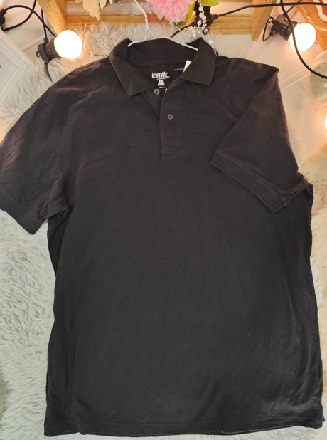 Tricou Polo Identic Negru – Mărimea XXL [3]