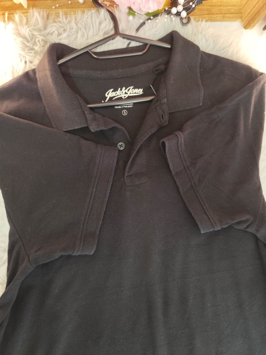 Tricou Polo Jack & Jones Negru – Mărimea S [3]