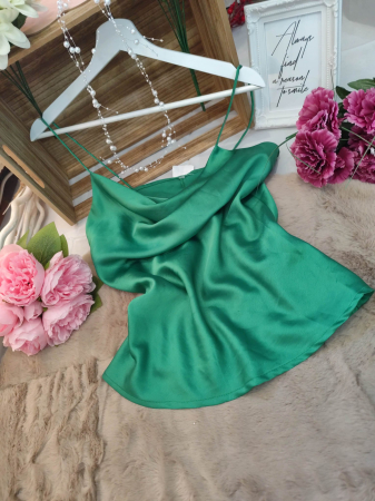 Bluze - Maiou satinat verde smarald