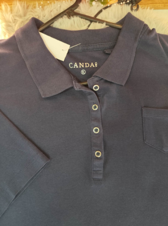 Tricouri si Maiouri - Tricou Polo Canda Bleumarin cu Buzunar – Mărimea XL