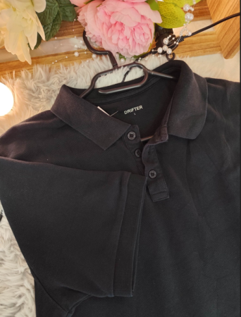 Tricouri si Maiouri - Tricou Polo Drifter Negru – Mărimea L