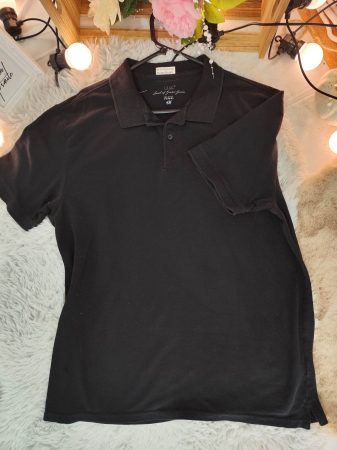 Tricouri si Maiouri - Tricou Polo H&M L.O.G.G. Negru – Mărimea L