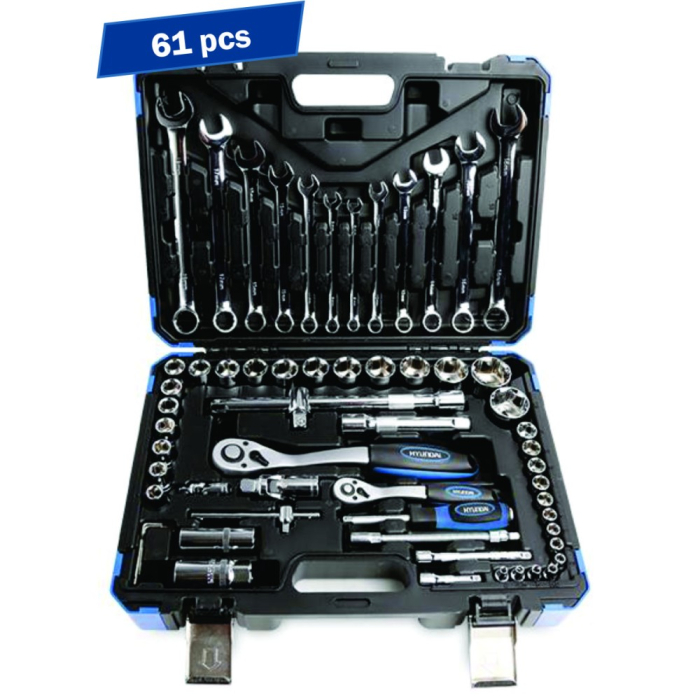 Set 61 chei tubulare si chei combinate Hyundai HY-59656 [1]