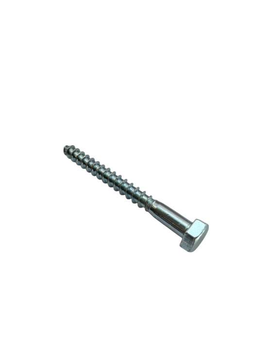 Șurub cap hexagonal 6x70 mm oțel zincat – prindere lemn [2]