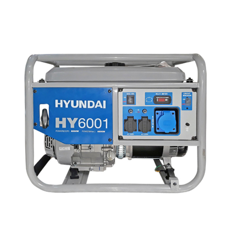 Generatoare de curent - Generator de curent monofazic 6 kW Hyundai HY6001