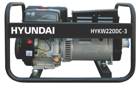 Generatoare de curent - Generator de curent trifazic cu sudura Hyundai HYKW220DC-3-M
