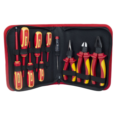 SCULE DE MANA - Set 10 scule de mana VDE 1000V Hyundai HY-59415