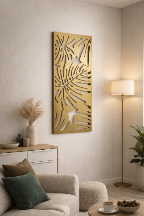 Panou metalic decorativ leaf [2]
