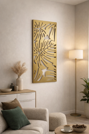 Panou metalic decorativ leaf [1]