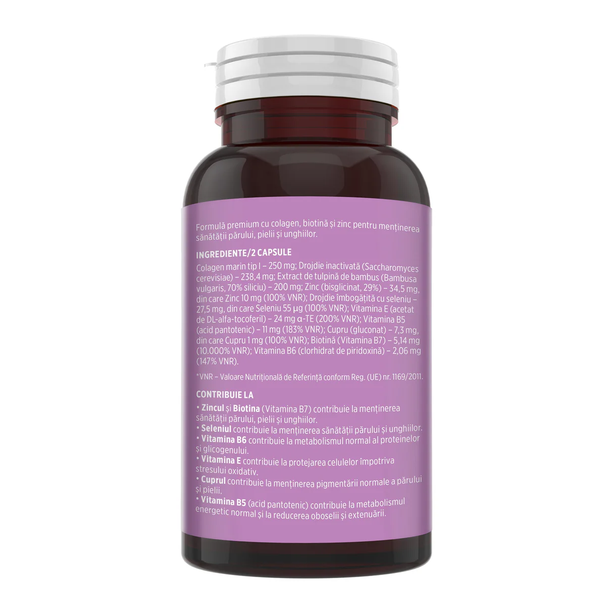 ‍Folicalis – Formulă naturală pentru păr sănătos, puternic și strălucitor cu plante, vitamine și colagen. Flacon 60 capsule [3]