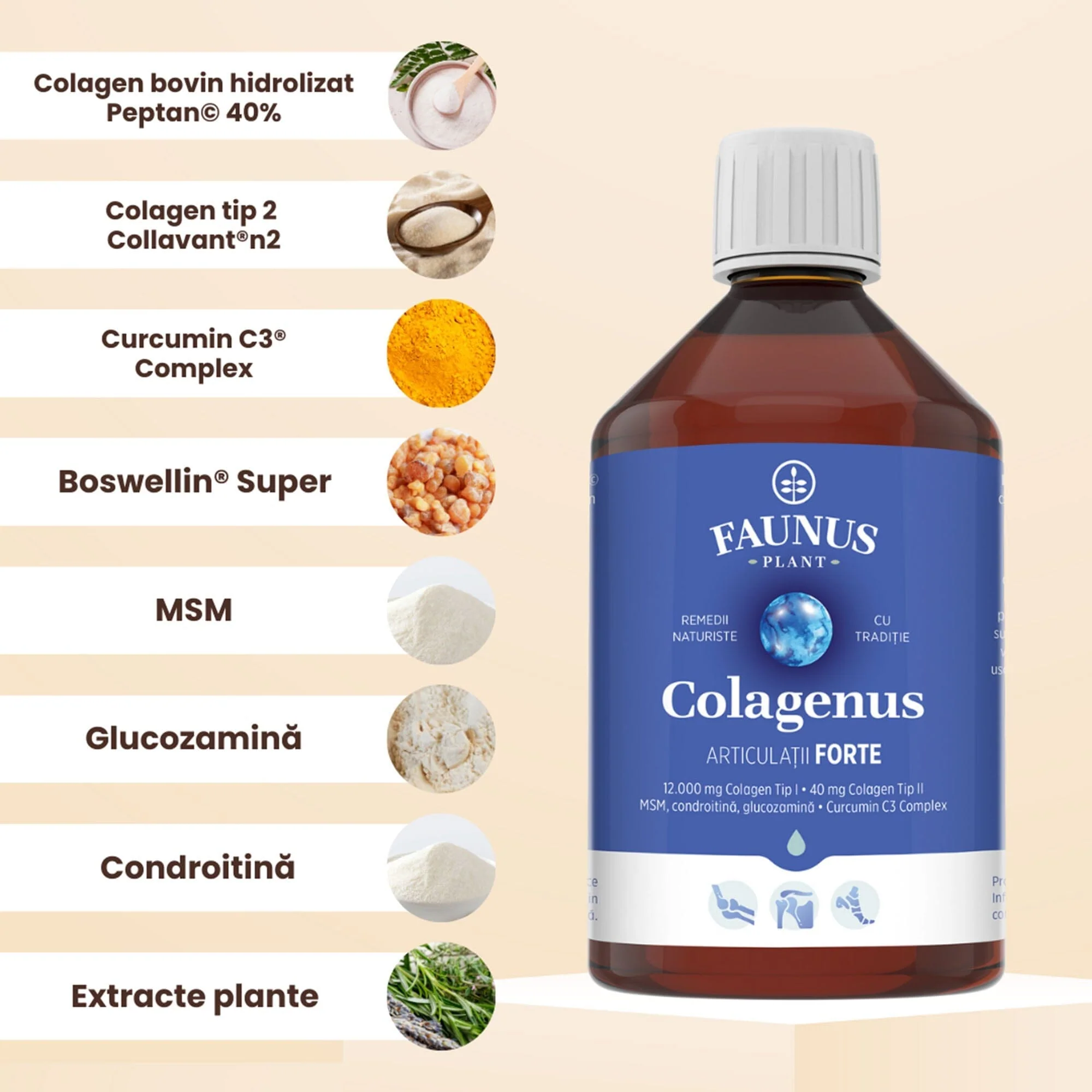 FAUNUS Colagenus Articulații Forte [2]