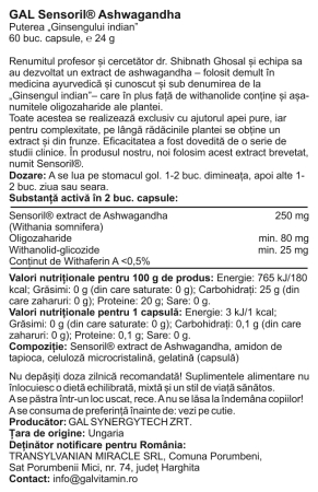 GAL Sensoril® Ashwagandha [1]