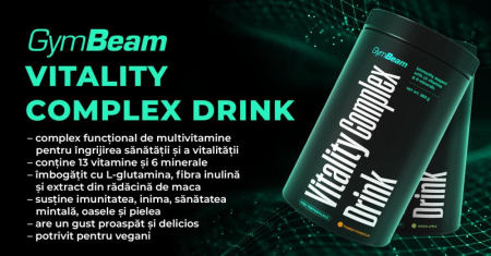 SUPLIMENTE ALIMENTARE - Vitality Complex Drink - GymBeam mango-maracuja