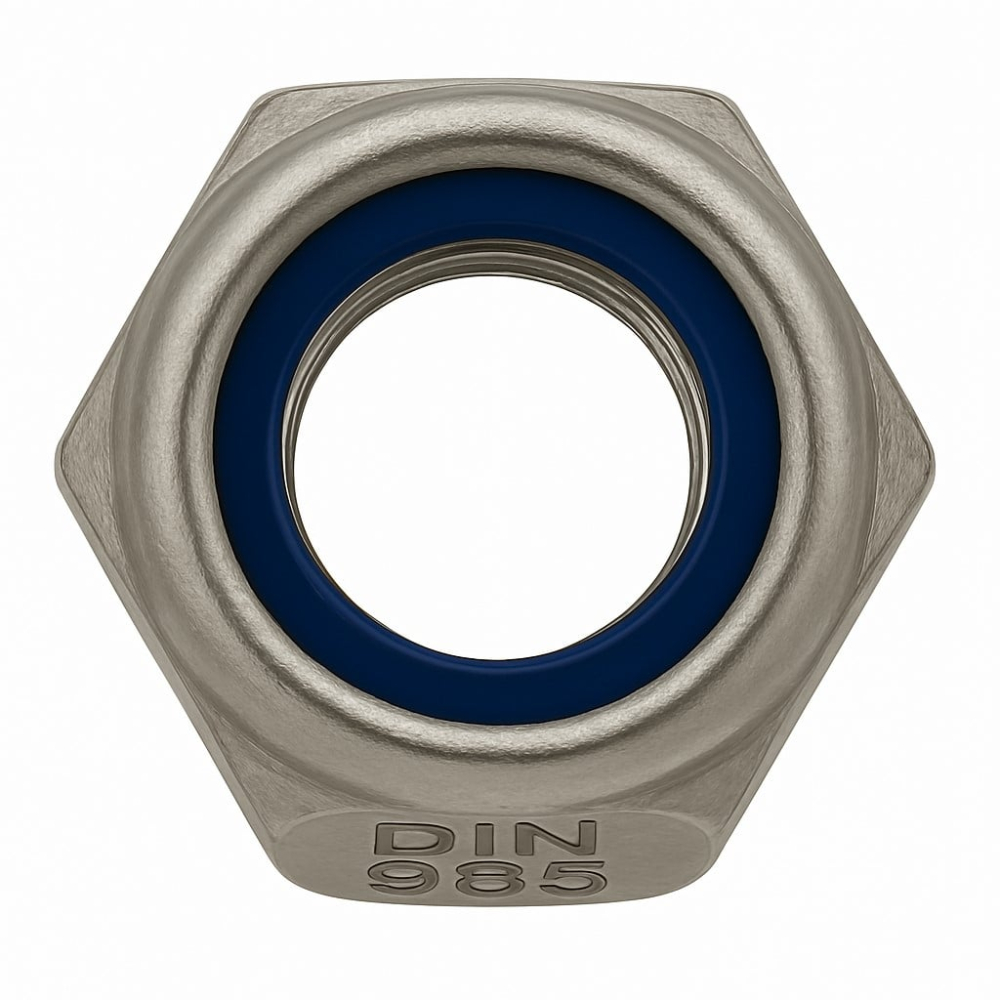 Piulita cu autoblocare plastic DIN 985  M20 inox A4  - cutie 50 buc [2]