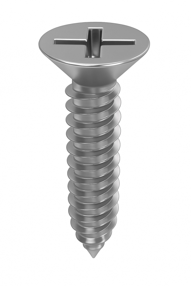 Surub autofiletant cap inecat DIN 7982C  3.9x25 inox A2  - cutie 1000 buc [1]