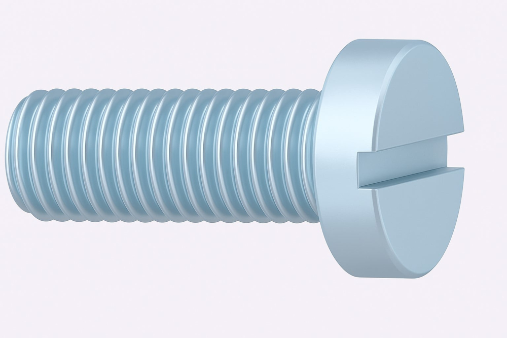 Surub cap cilindric crestat DIN 84 4.8 M2x10 otel zincat - cutie 2000 buc [2]