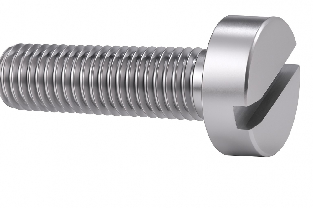 Surub cap cilindric crestat DIN 84  M3x6 inox A2  - cutie 500 buc [2]