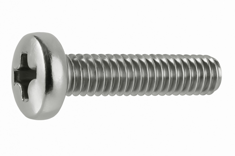 Surub cap cilindric cruce DIN 7985  M2.5x10 inox A2  - cutie 1000 buc [2]