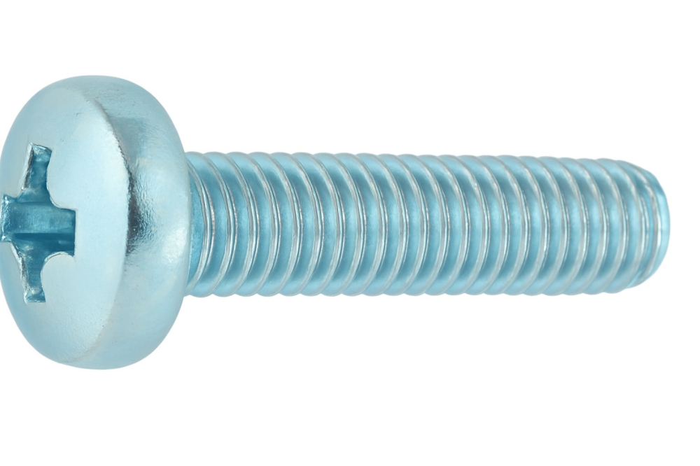 Surub cap cilindric cruce DIN 7985  M3x12 otel zincat - cutie 2000 buc [3]
