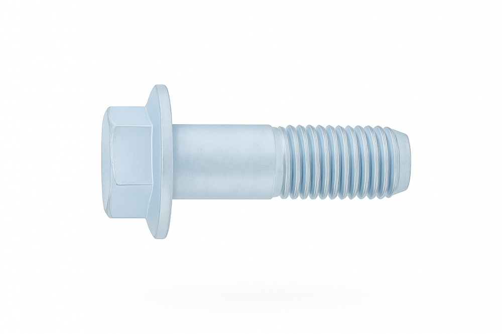Surub cap hex. si flansa DIN 6921 fara seratii 10.9 M10x35 otel zincat - cutie 100 buc [2]