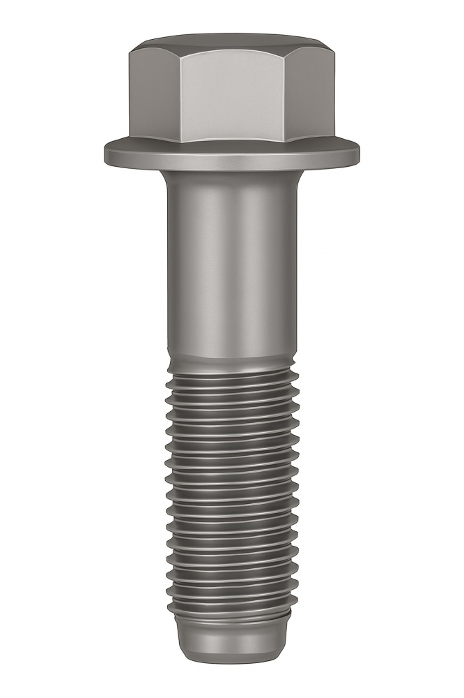 Surub cap hex. si flansa DIN 6921 fara seratii  M6x16 inox A2  - cutie 200 buc [3]