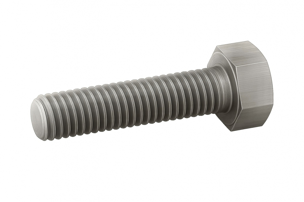 Surub cap hexagonal total filetat DIN 933 M8x22 inox A2 - cutie 200 buc [3]
