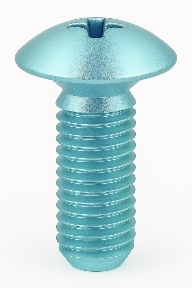 Surub cap semibombat cruce DIN 966  M3x20 otel zincat - cutie 1000 buc [2]