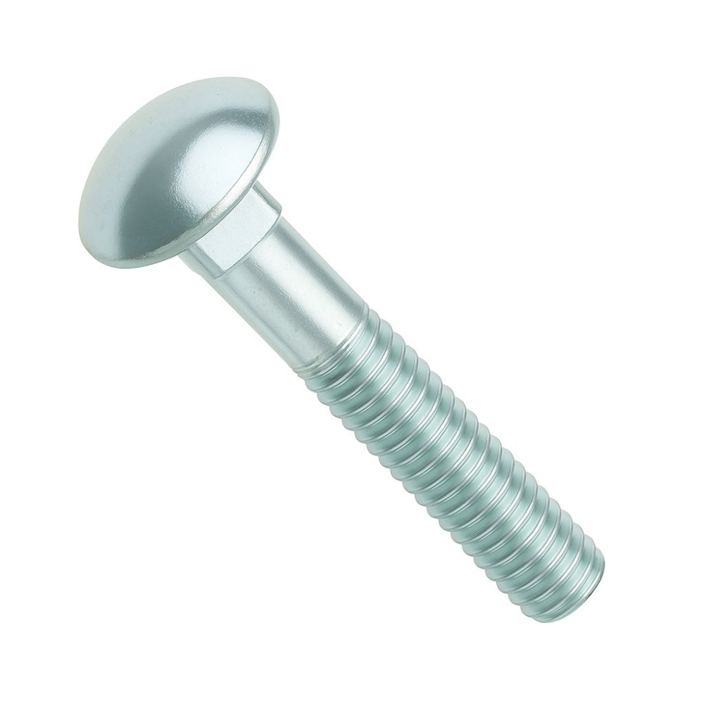 Surub cap torbant DIN 603 4.6 M12x160 otel zincat - cutie 25 buc [3]