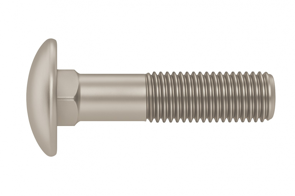 Surub cap torbant DIN 603  M5x45 inox A2  - cutie 200 buc [2]