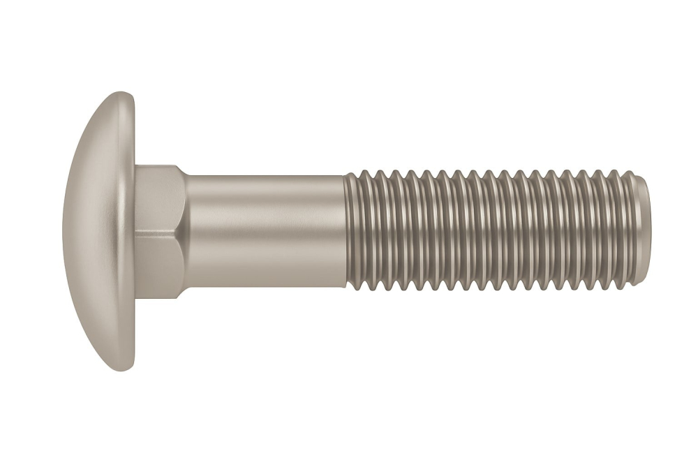 Surub cap torbant DIN 603  M6x120 inox A2  - cutie 100 buc [2]