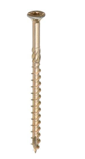 Surub dulgherie cap inecat TORX   3 x40 otel zincat galben - cutie 500 buc [1]