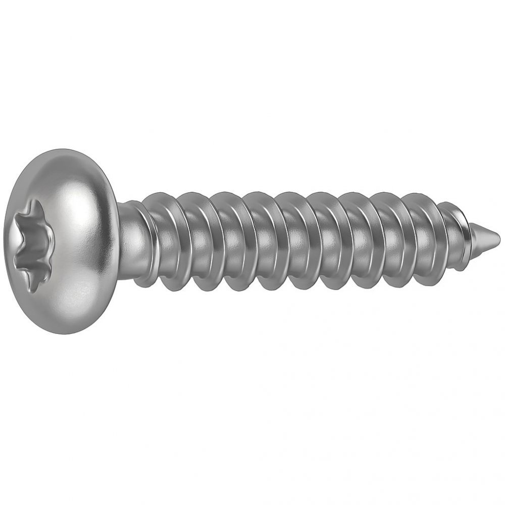 Surub pal si lemn cap bombat TORX   3.5 x16 inox A2  - cutie 500 buc [1]
