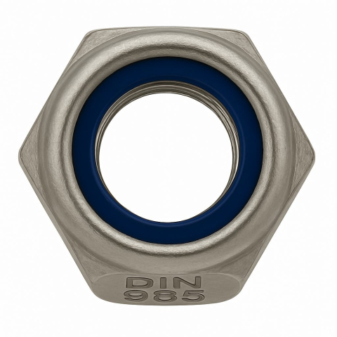 Piulita cu autoblocare plastic DIN 985  M20 inox A4  - cutie 50 buc [1]